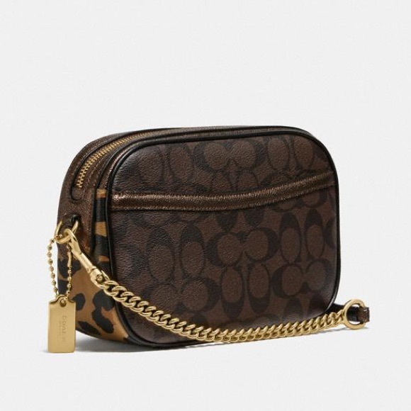 New💃Coach Isla Chain Crossbody Signature Canvas - Picture 6 of 9